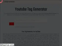 Sites similar to youtubetaggenerator.com