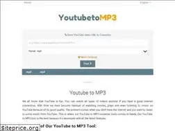 Sites similar to youtubetomp3.so
