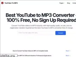 Sites similar to youtubetomp3.zone