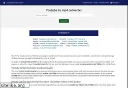 Sites similar to youtubetomp4converter.org