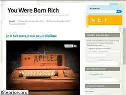 Sites similar to youwerebornrich.wordpress.com