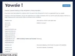 Sites similar to yowsie.uk