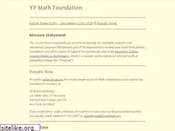Sites similar to ypmathfoundation.org
