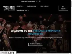 Sites similar to ypsilantisymphony.org