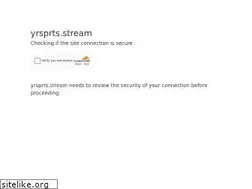 Sites similar to yrsprts.stream