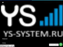 Sites similar to ys-system.ru