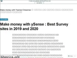 Sites similar to ysensereview.wordpress.com
