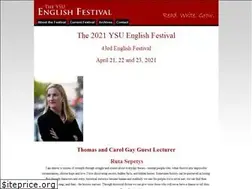 Sites similar to ysuenglishfestival.org