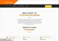 Sites similar to ysupportnumber.com