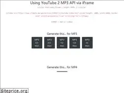 Sites similar to yt2mp3s.me