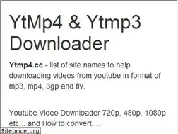 Sites similar to ytmp4.cc