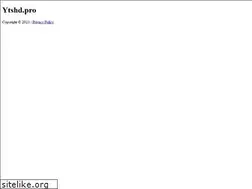 Sites similar to ytshd.pro