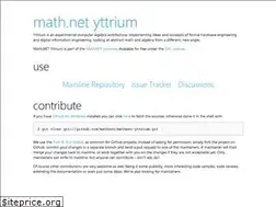 Sites similar to yttrium.mathdotnet.com
