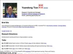 Sites similar to yuandong-tian.com