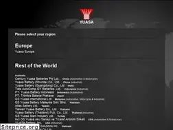 Sites similar to yuasaeurope.com