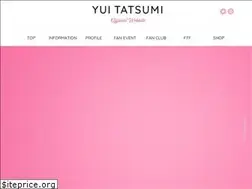 Sites similar to yui-tatsumi.com