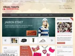 Sites similar to yukseltekstil.com
