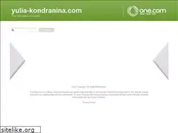 Sites similar to yulia-kondranina.com