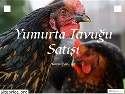 Sites similar to yumurtatavugusatisi.wordpress.com