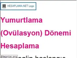 Sites similar to yumurtlama-donemi.hesaplama.net