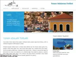 Sites similar to yunanadalarinaferibot.com