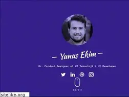 Sites similar to yunusekim.com