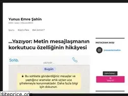 Sites similar to yunusemresahin.com.tr