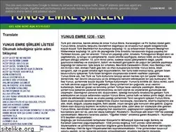 Sites similar to yunusemresiirleri.blogspot.com