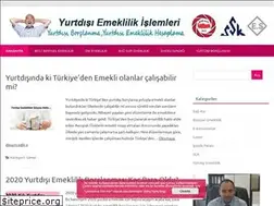 Sites similar to yurtdisiemeklilik.org