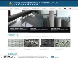 Sites similar to yusheng-wiremesh.com