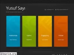 Sites similar to yusufsayi.com