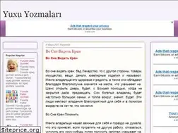 Sites similar to yuxuyozmalari.blogspot.com