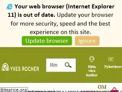 Sites similar to yves-rocher.se