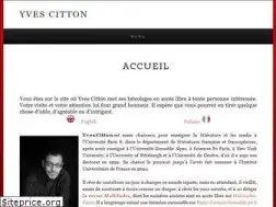 Sites similar to yvescitton.net