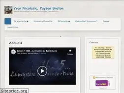 Sites similar to yvonnicolazic.fr