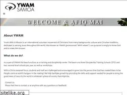 Sites similar to ywamsamoa.org