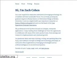 Sites similar to zach-cohen.com