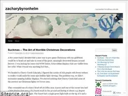 Sites similar to zacharybyronhelm.wordpress.com