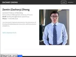Sites similar to zacharyzhong.com