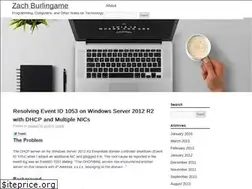 Sites similar to zachburlingame.com