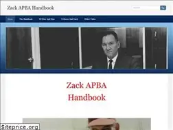 Sites similar to zackapbahandbook.org