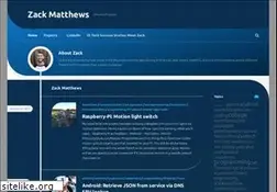 Sites similar to zackmatthews.com