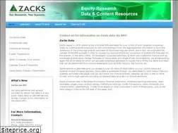 Sites similar to zacksdata.com