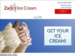 Sites similar to zacksicecream.com