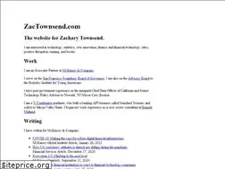 Sites similar to zactownsend.com