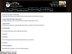 Sites similar to zagerguitar.com