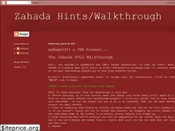 Sites similar to zahadawalkthrough.blogspot.com