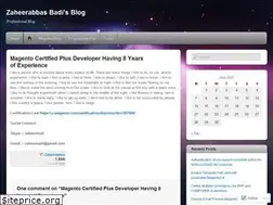 Sites similar to zaheerbadi.wordpress.com