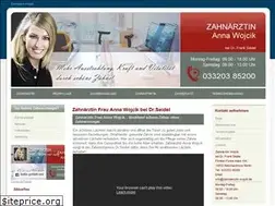 Sites similar to zahnaerztin-wojcik.de