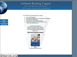 Sites similar to zahnarzt-katalog-ungarn.com